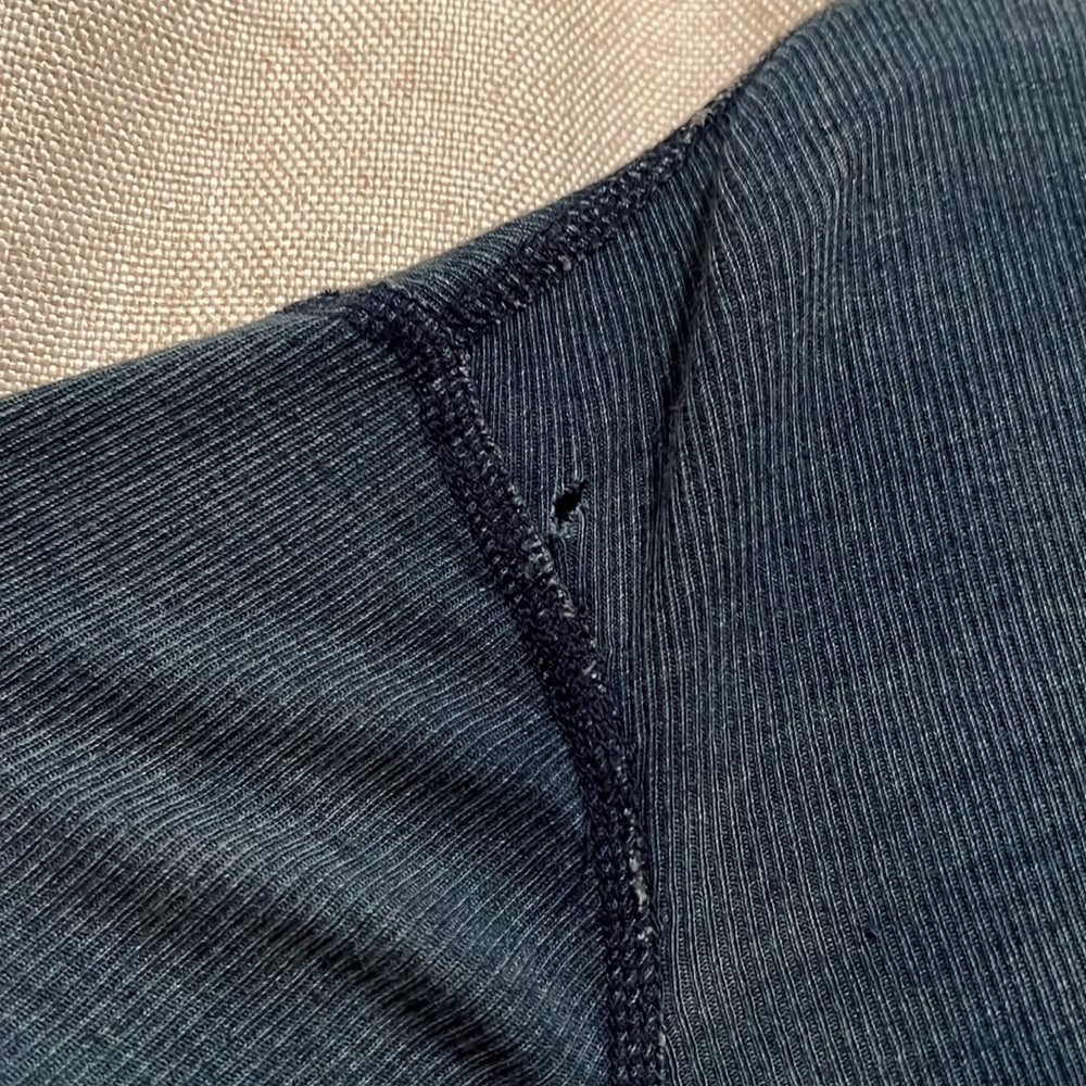 Polo Ralph Lauren Navy Blue Henley Dress Size Small - Picture 5 of 9